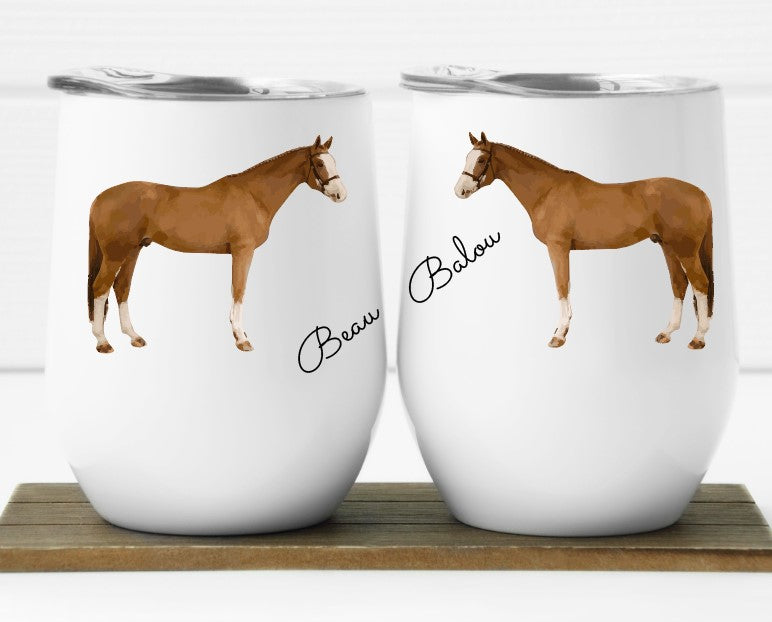 BEAU BALOU 12oz Insulated Wine Tumbler