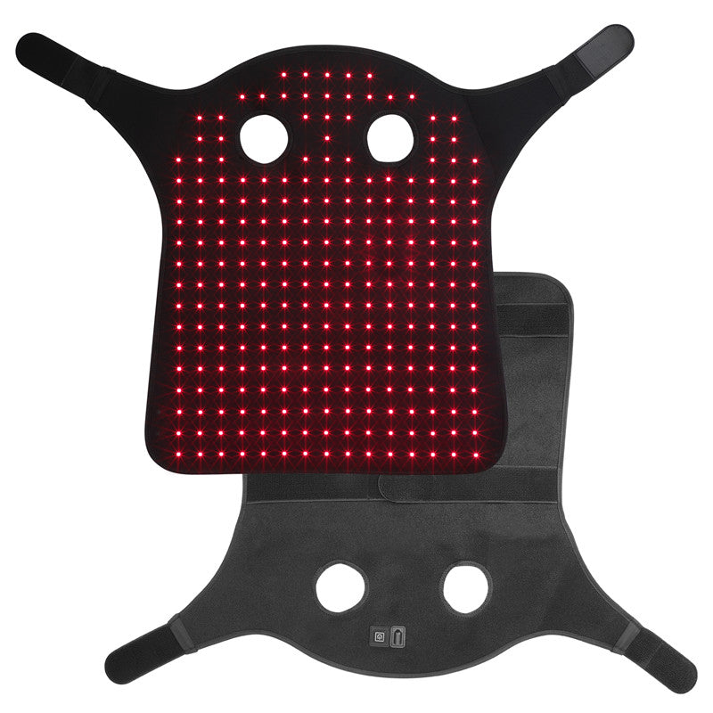 “Horse wearing LED therapy hood for poll and neck”
“Infrared light therapy pad for horse TMJ and shoulder”
“Wireless red light therapy for calming nervous horses”
“Equine LED hood pad with velcro and PVC cover”