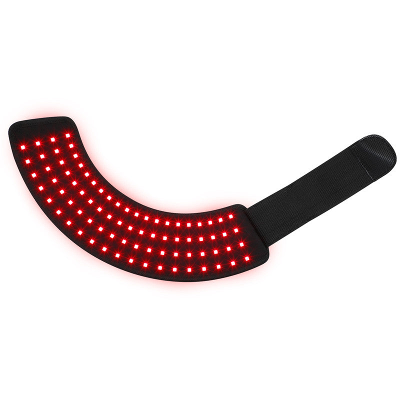 Horse hoof wrapped in red light therapy pad”
“Infrared LED pad treating coronary band inflammation”
“Cordless hoof LED therapy device with Velcro fastening”
“Equine poll calming pad opened flat under halter”