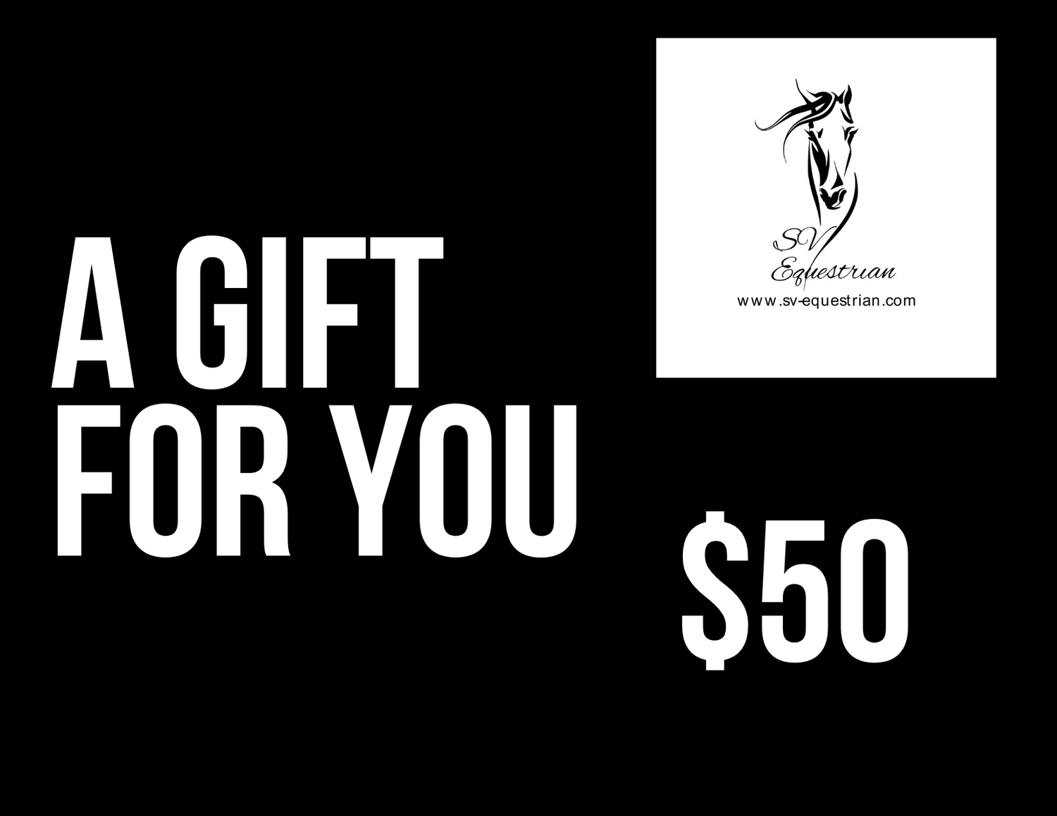 SV EQUESTRIAN GIFT CARD