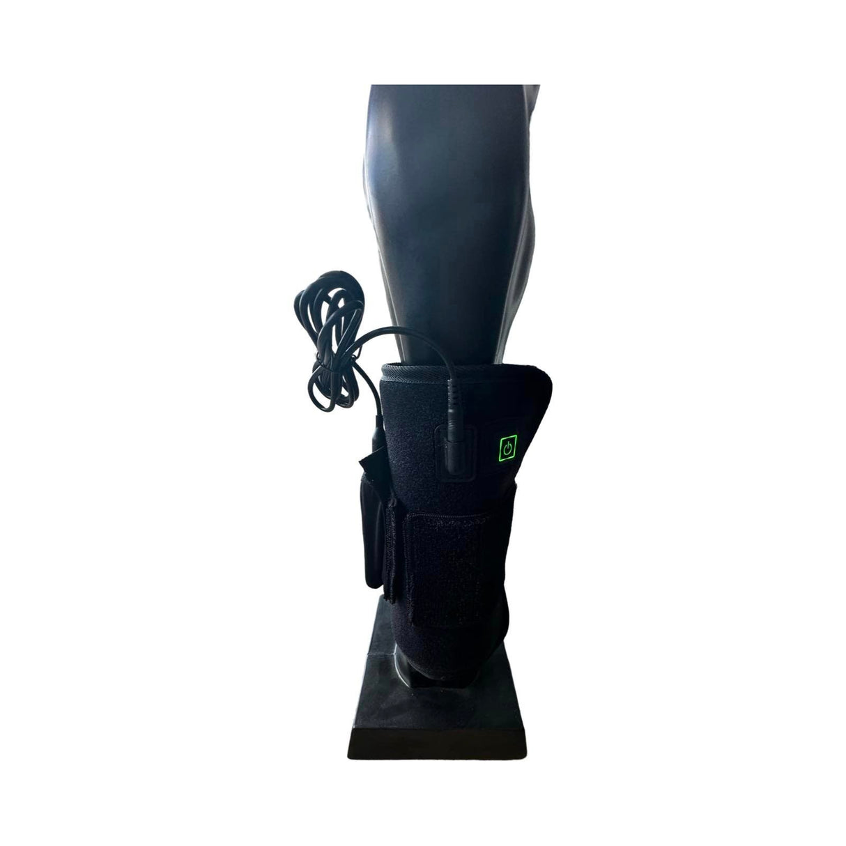 Small red and blue LED therapy pad wrapped on horse leg”
“Equine wound healing light pad with arch mounts”
“Portable cordless LED pad treating horse neck muscle”
“Blue light therapy for proud flesh in horses