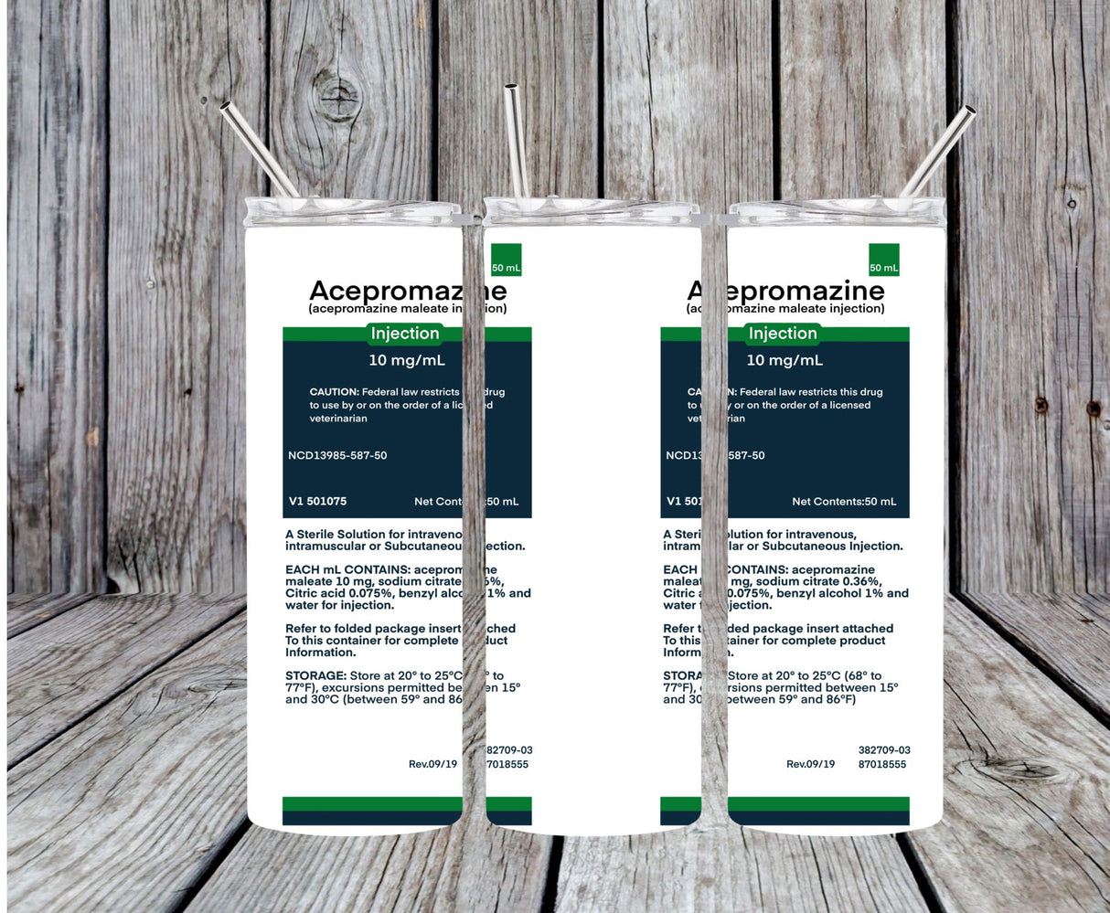 ACEPROMAZINE 20oz Skinny Tumbler - Design 2