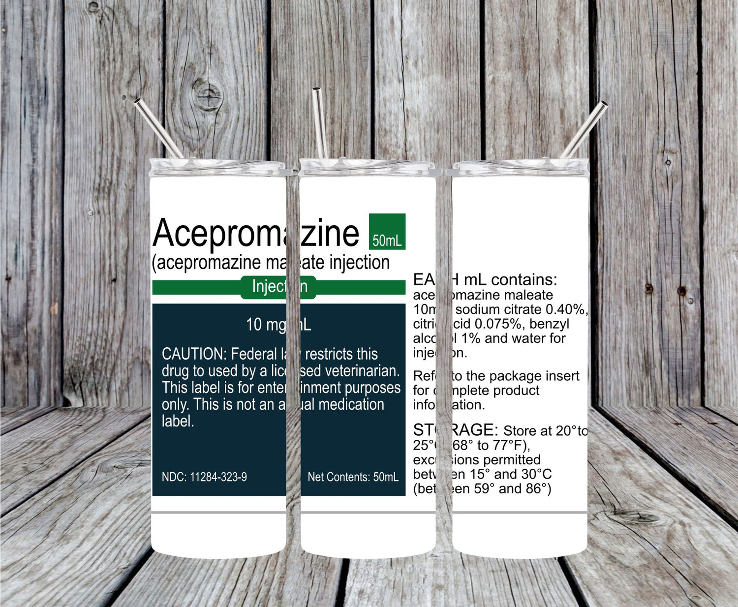 ACEPROMAZINE 20oz Skinny Tumbler - Design 1