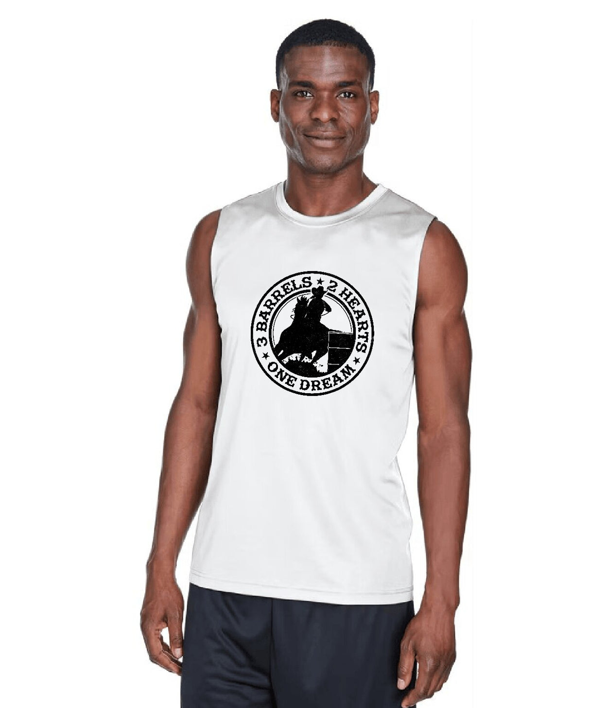 3 Barrels, 2 Hearts, One Dream Distressed - Tank Top