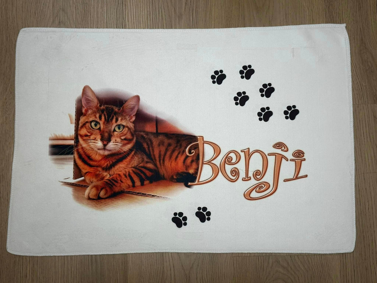 Personalized Pet Paw Wiping Cloth - Set of 2