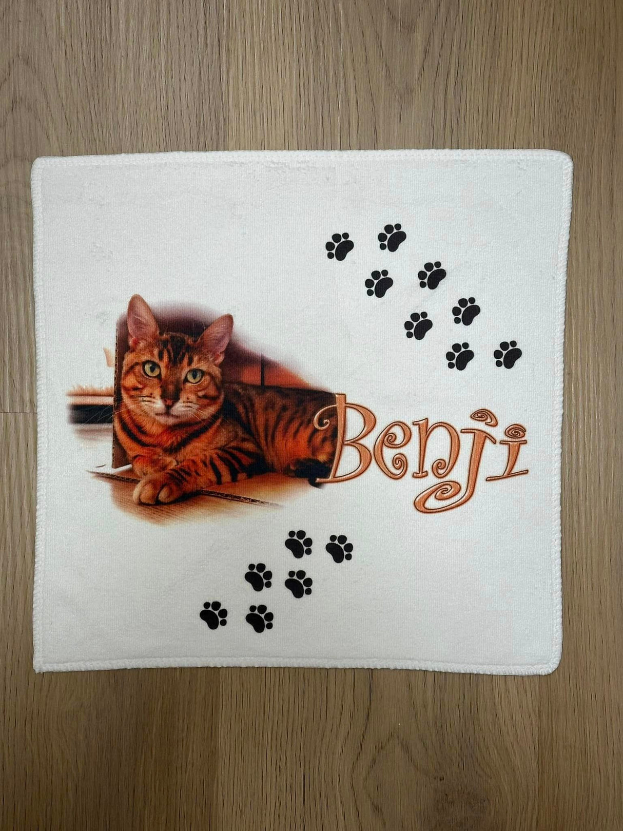 Personalized Pet Paw Wiping Cloth - Set of 2