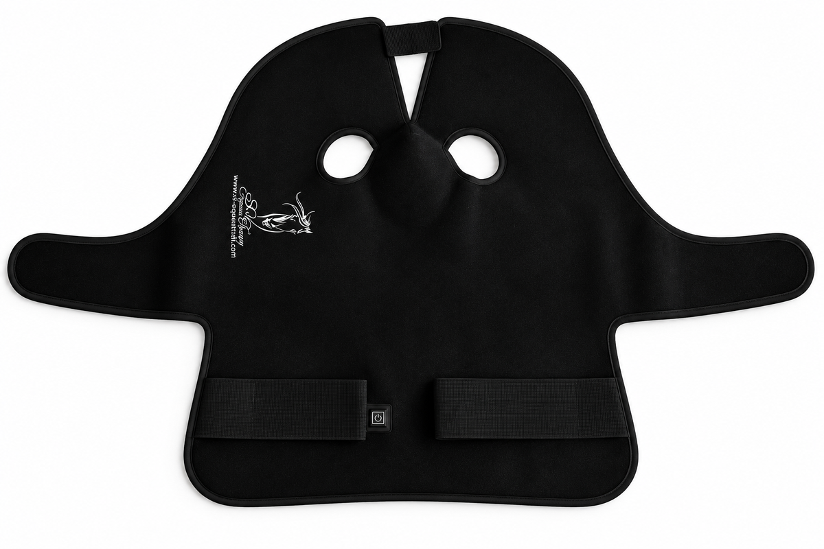SV Equine Therapy ACTIVE Hood LED Light Therapy Pad – Red & Infrared for Poll, Neck, Head & TMJ
