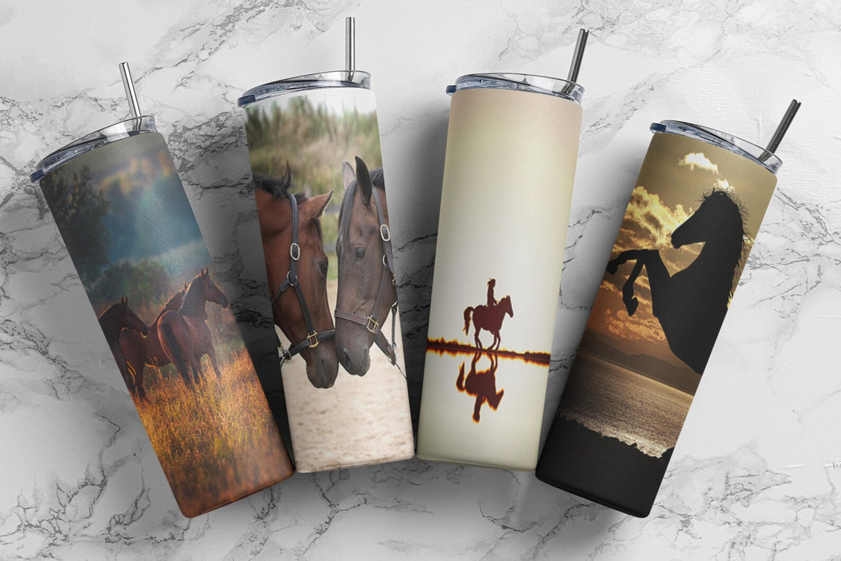 Equestrian 20oz Skinny Tumbler - Design 43