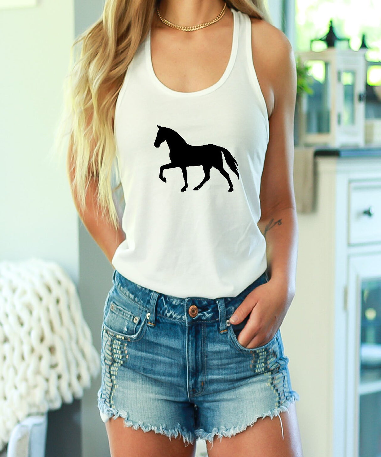 Horse Design 13 - Tank Top