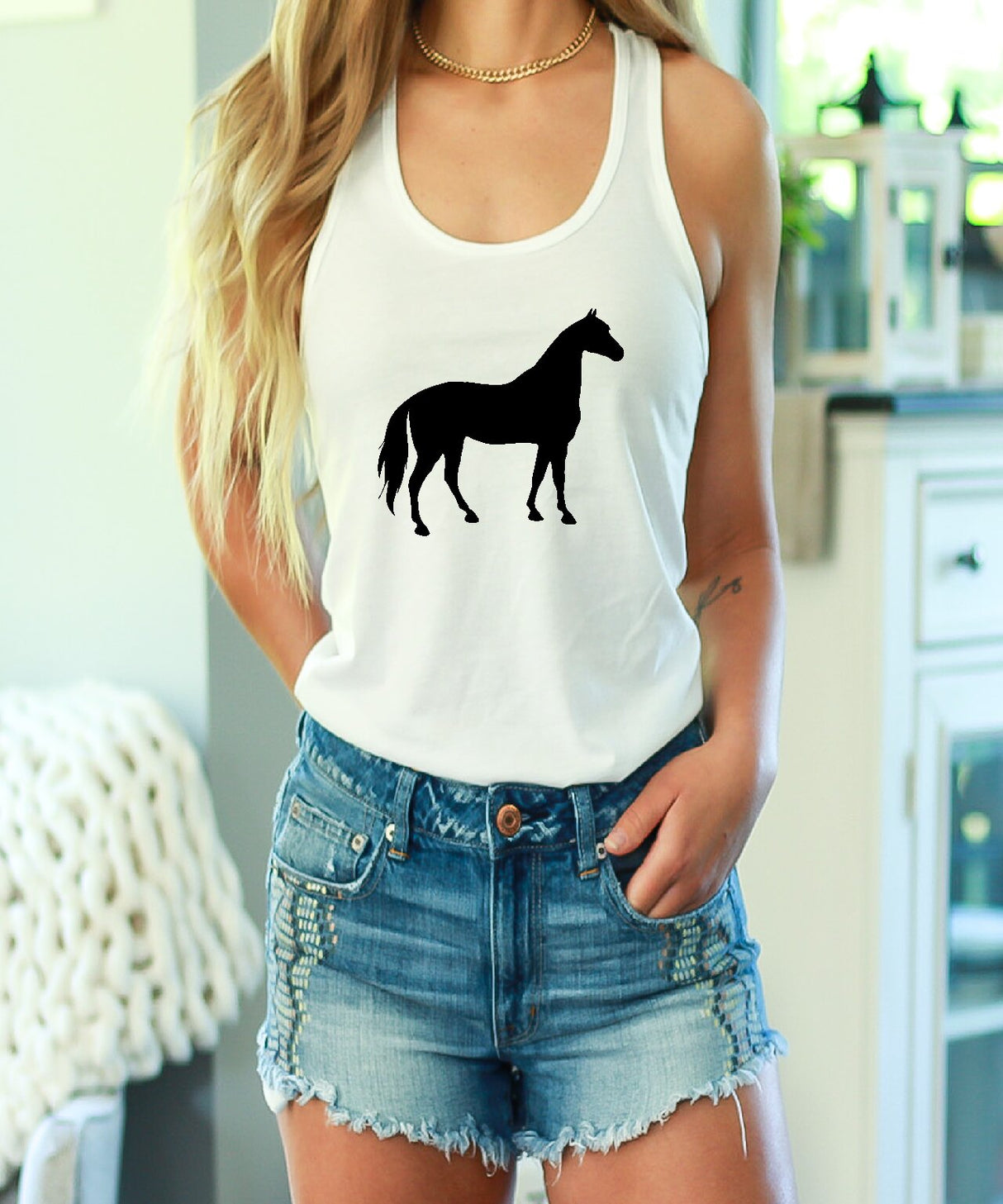 Horse Design 4 - Tank Top