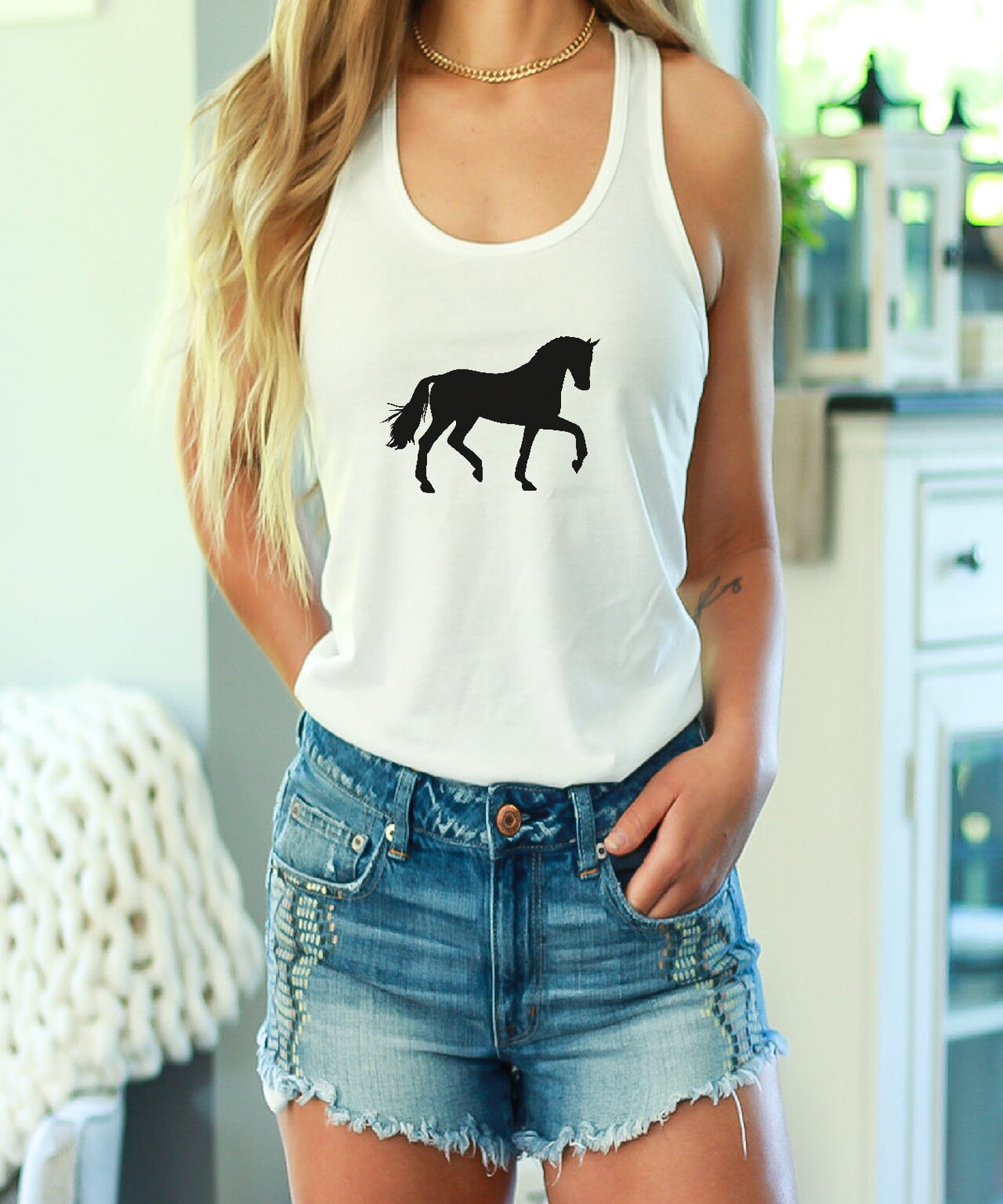 Horse Design 14 - Tank Top