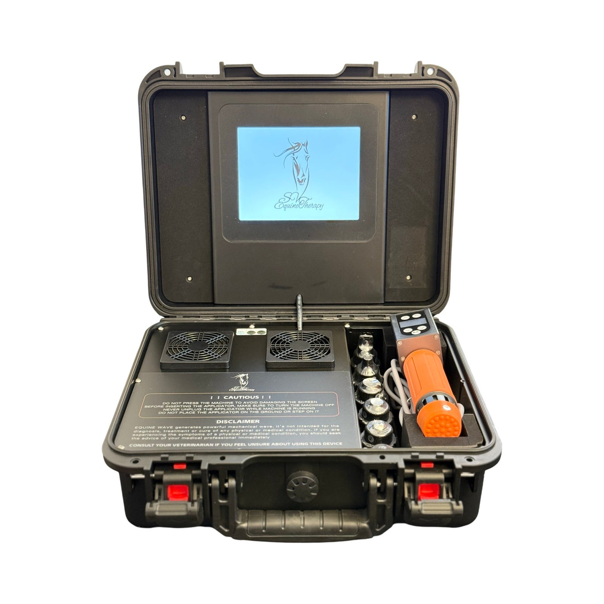 portable horse shockwave device