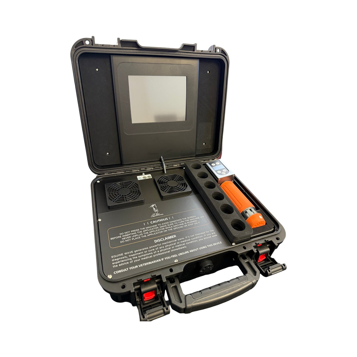 portable horse shockwave device