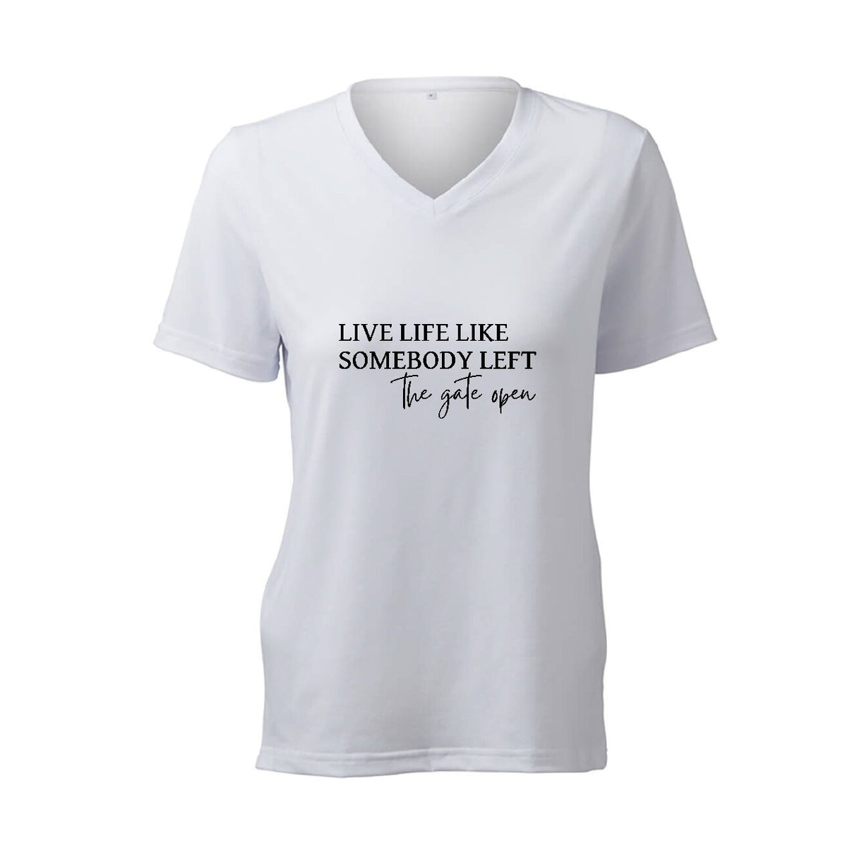 Live Life Like Somebody Left The Gate Open - T-Shirt
