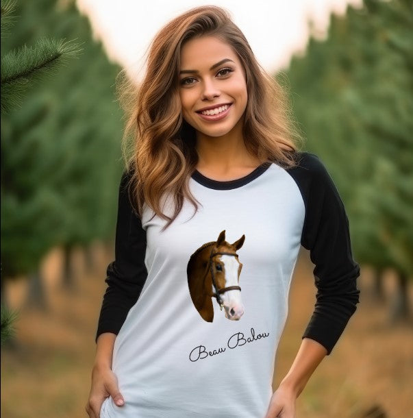 BEAU BALOU - Raglan 3/4 Sleeve Shirt