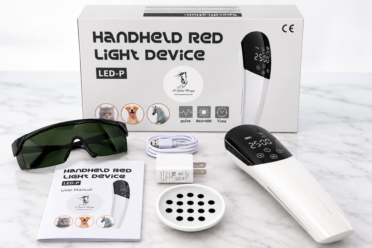 SV Equine Therapy Handheld Red & Near-Infrared LED Light Therapy Device