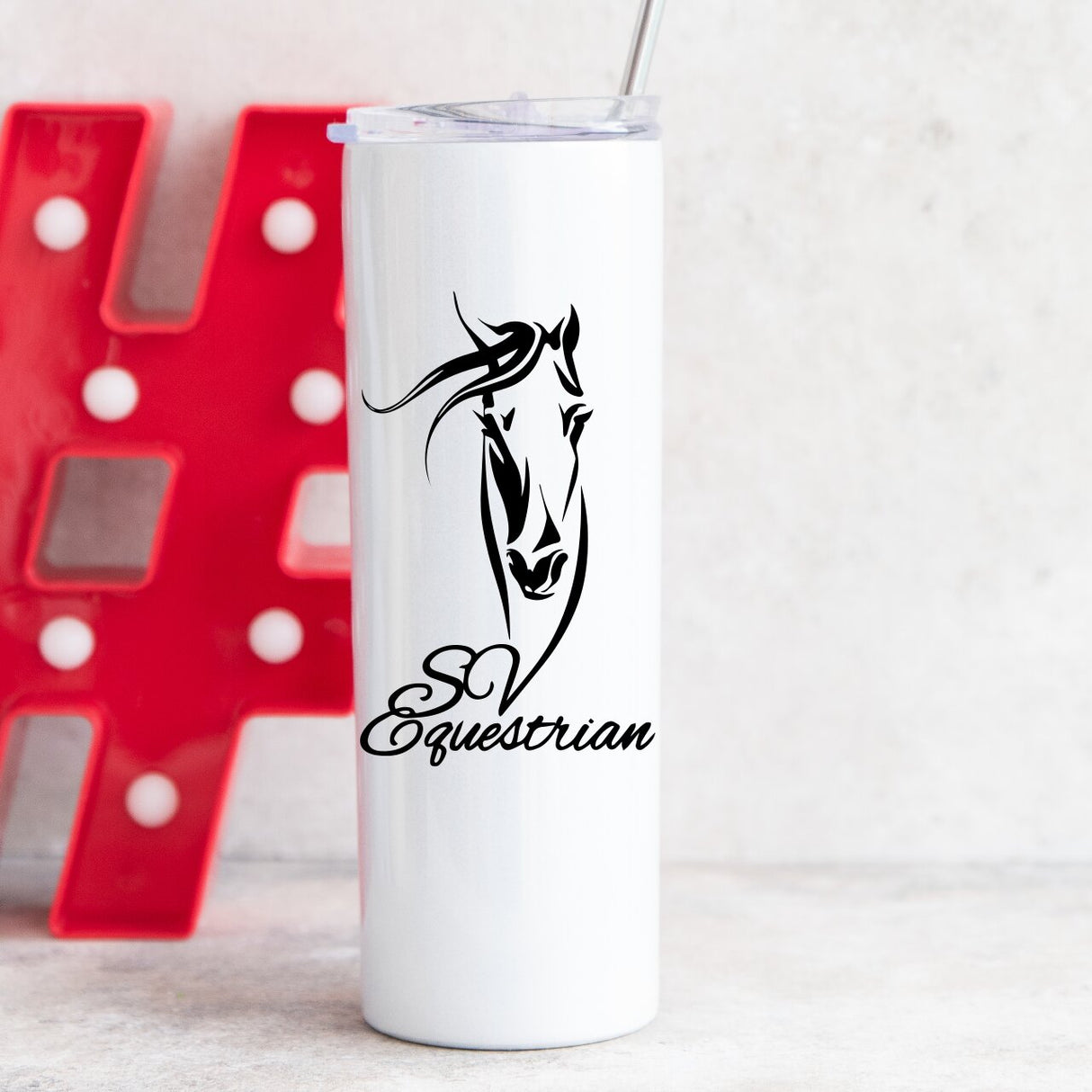 SV EQUESTRIAN 20oz Insulated Skinny Tumbler