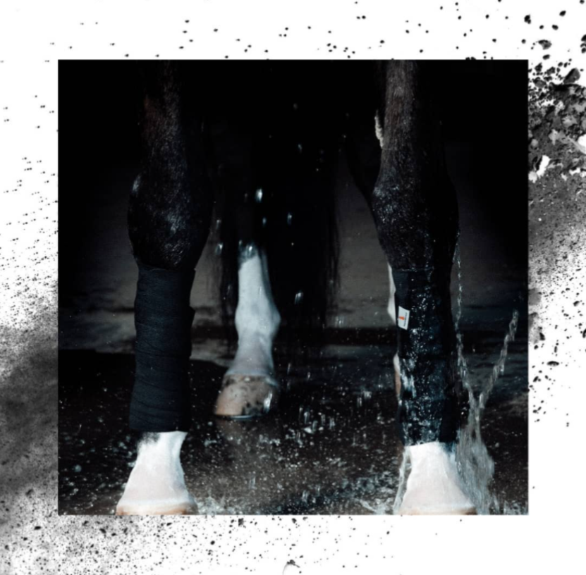 INCREDIWEAR CIRCULATION EXERCISE BANDAGES - BLACK