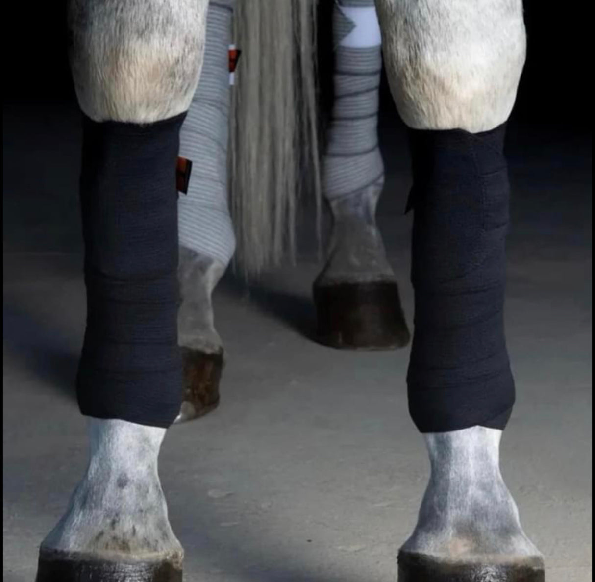 INCREDIWEAR CIRCULATION EXERCISE BANDAGES - BLACK