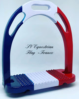 RAFFLE # 3 - SV Equestrian - Lightweight Aluminum Stirrups FLAG DESIGN