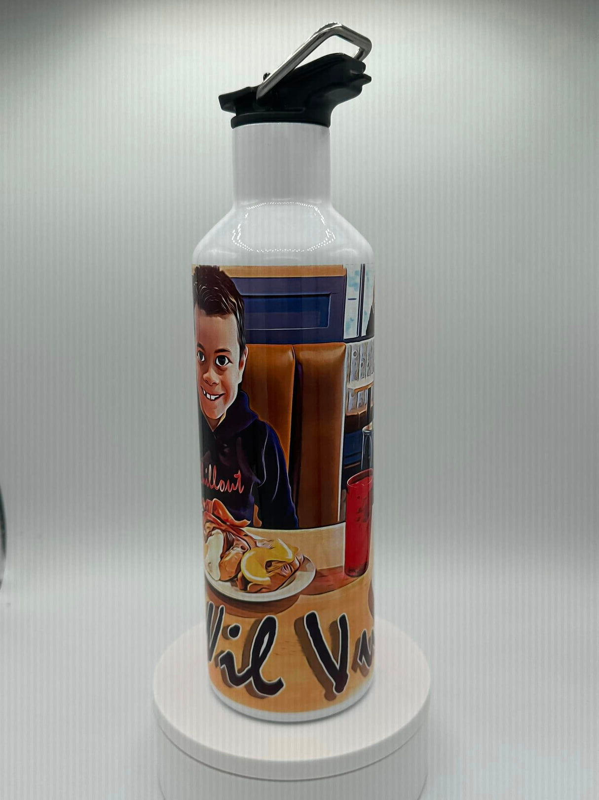 Personalized Caricature Insulated 500ml Water Bottle