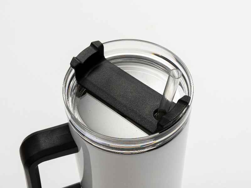 The Hunter/Jumper ~ Eventually Turns To Showjumping With Age - 40oz Double Insulated Travel Mug with Handle