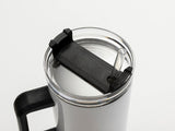 The Dressage Rider ~  Safest Discipline If You Have A Good Memory  - 40oz Double Insulated Travel Mug with Handle