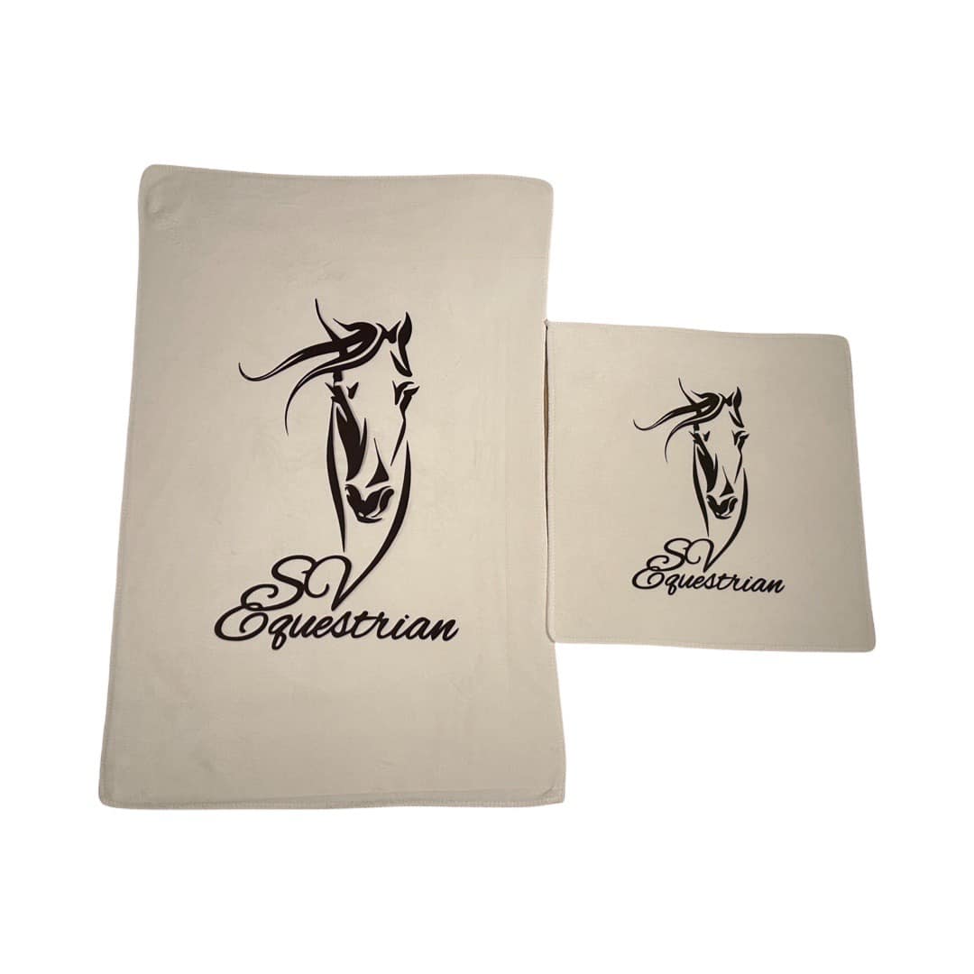 Personalized Show Ring Cloth/Ring Rag - Set of 2
