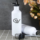Canadian Warmblood Double Walled Stainless Steel Insulated 500ml water bottle.