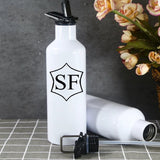 Selle Français Warmblood Double Walled Stainless Steel Insulated 500ml water bottle.