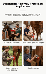 SV Equine Therapy Vet-Cure Max – Multi-Wavelength Handheld Laser Therapy Device for Horses
