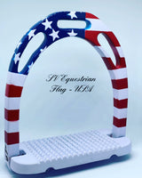 RAFFLE # 3 - SV Equestrian - Lightweight Aluminum Stirrups FLAG DESIGN