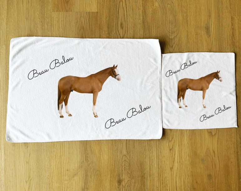 BEAU BALOU Show Ring Cloth/Ring Rag - Set of 2