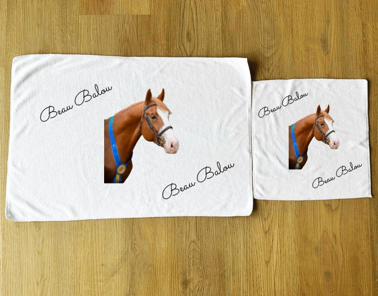 BEAU BALOU Show Ring Cloth/Ring Rag - Set of 2