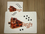 Personalized Pet Paw Wiping Cloth - Set of 2
