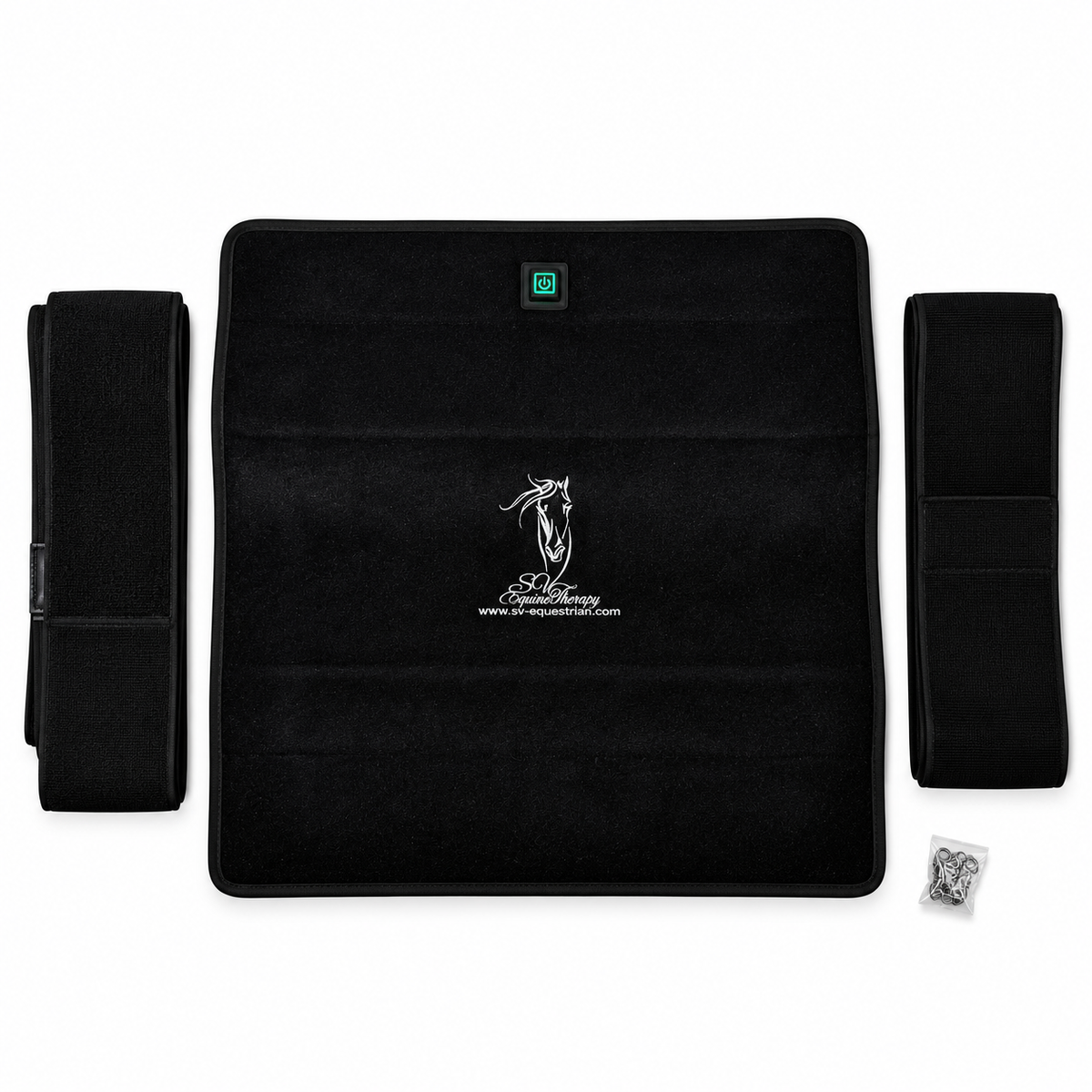SV Equine Therapy ACTIVE Large Square LED Light Therapy Pad – Red & Infrared Relief for Back, Neck, Shoulders & Core