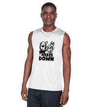 Load image into Gallery viewer, Chin Up Heels Down Design 1 Tank Top
