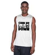 Chin Up Heels Down Design 3 - Tank Top
