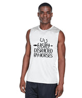 Easily Distracted By Horses Design 4 - Tank Top