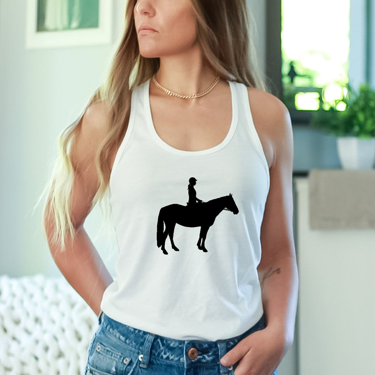 Girl and Pony - Tank Top