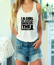 Load image into Gallery viewer, Give A Girl Design 1 Tank Top
