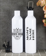 Horse Show Mom - Insulated 500ml  Aluminum Water Bottle With Flip Lid
