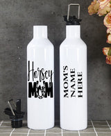 Horsey Mum 1 - Insulated 500ml  Aluminum Water Bottle With Flip Lid