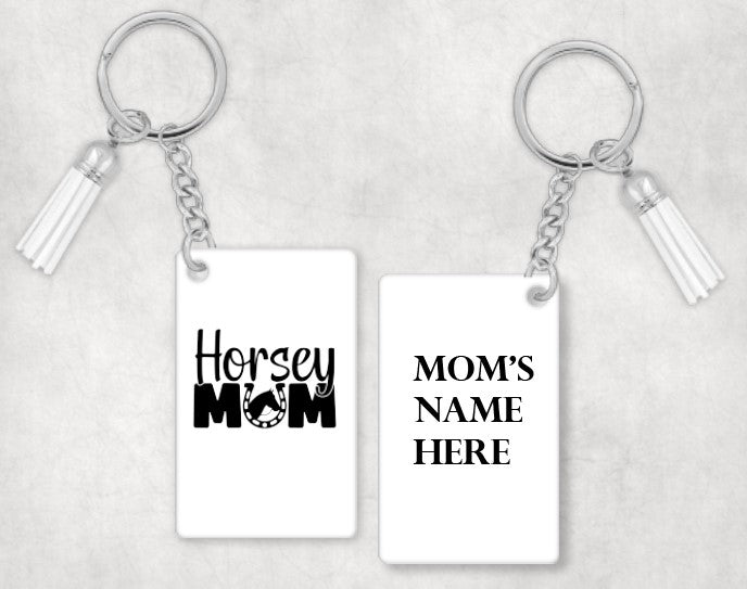 Horsey Mum 2 - Keychain