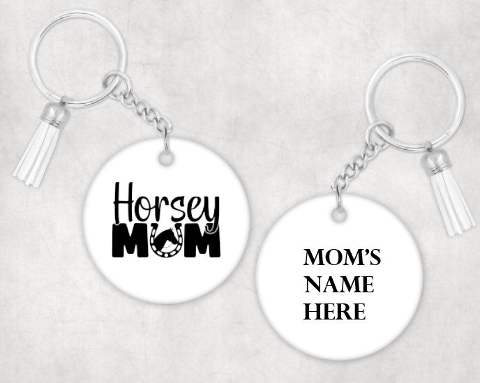 Horsey Mum 2 - Keychain