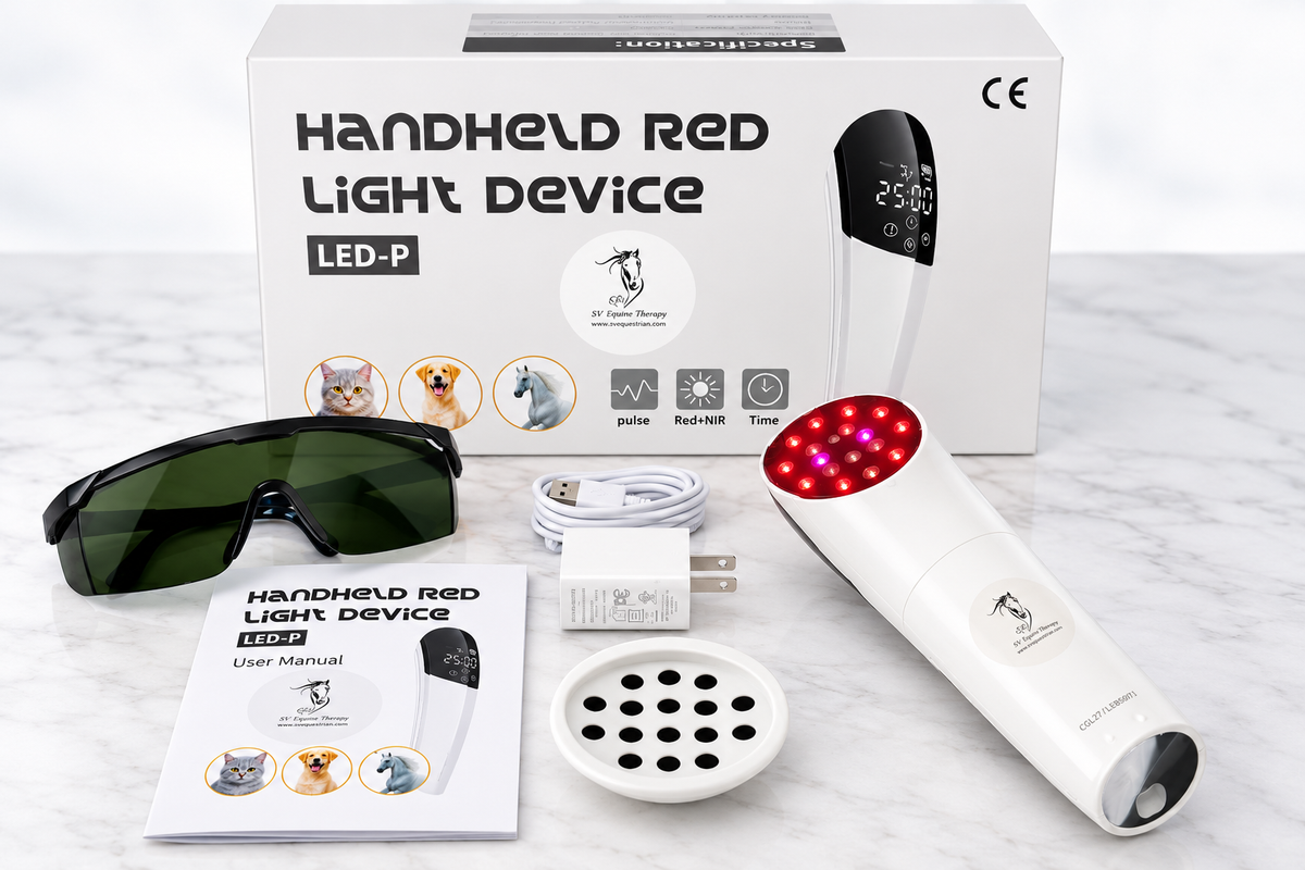 SV Equine Therapy Handheld Red & Near-Infrared LED Light Therapy Device