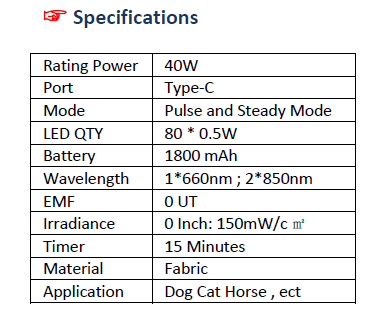 SV Equine Therapy ACTIVE Hoof LED Light Therapy Pad – Red & Infrared for Hoof, Pastern, Coronary Band & Poll