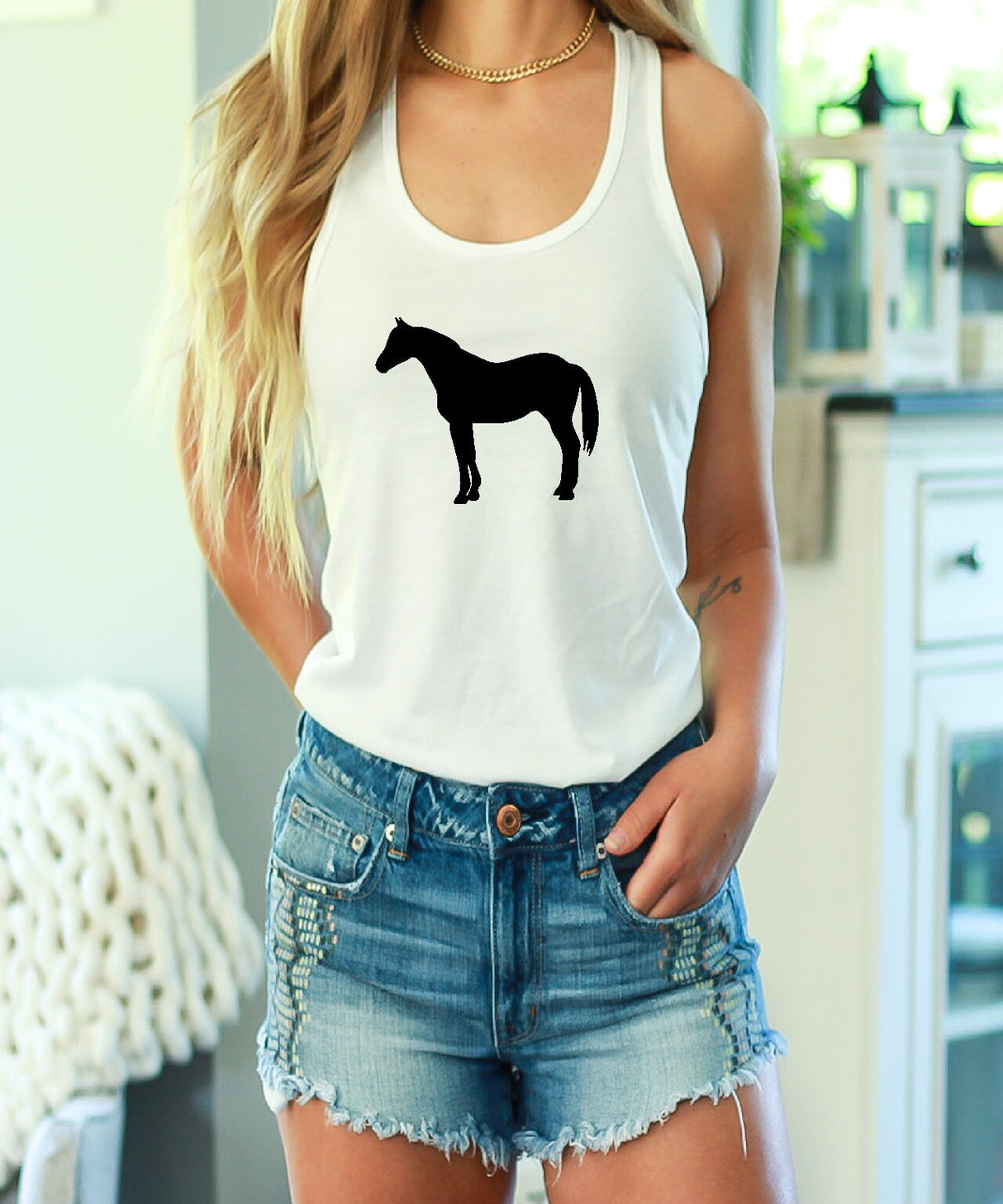 Horse Design 8 - Tank Top