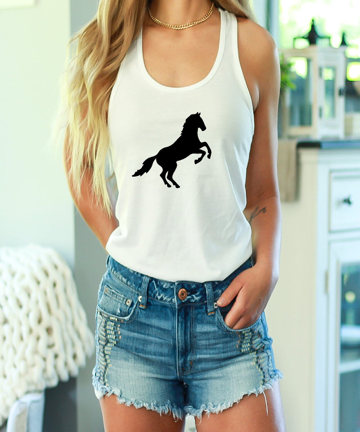 Horse Design 12 - Tank Top