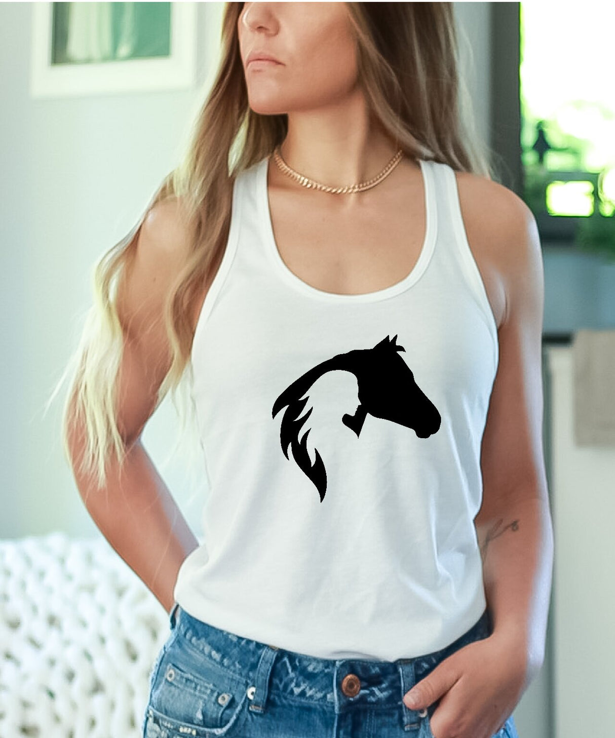 Horse and Girl - Tank Top